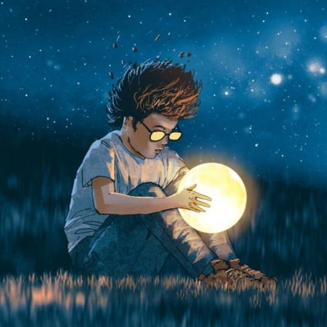 Child looking into a glowing ball exploring What is hypnosis