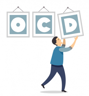 Client experiencing OCD due to excessive dependence on the defense mechanis of magial undoing