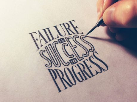 Quote on failure and success