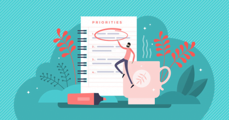 Setting priorities for creating work life balance