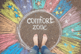 Image indicating the comfort zone that we many of us are stuck in