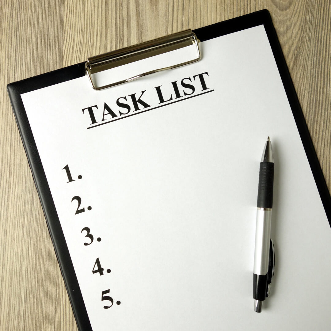 Helping clients create a task list that can help them better manage their anger