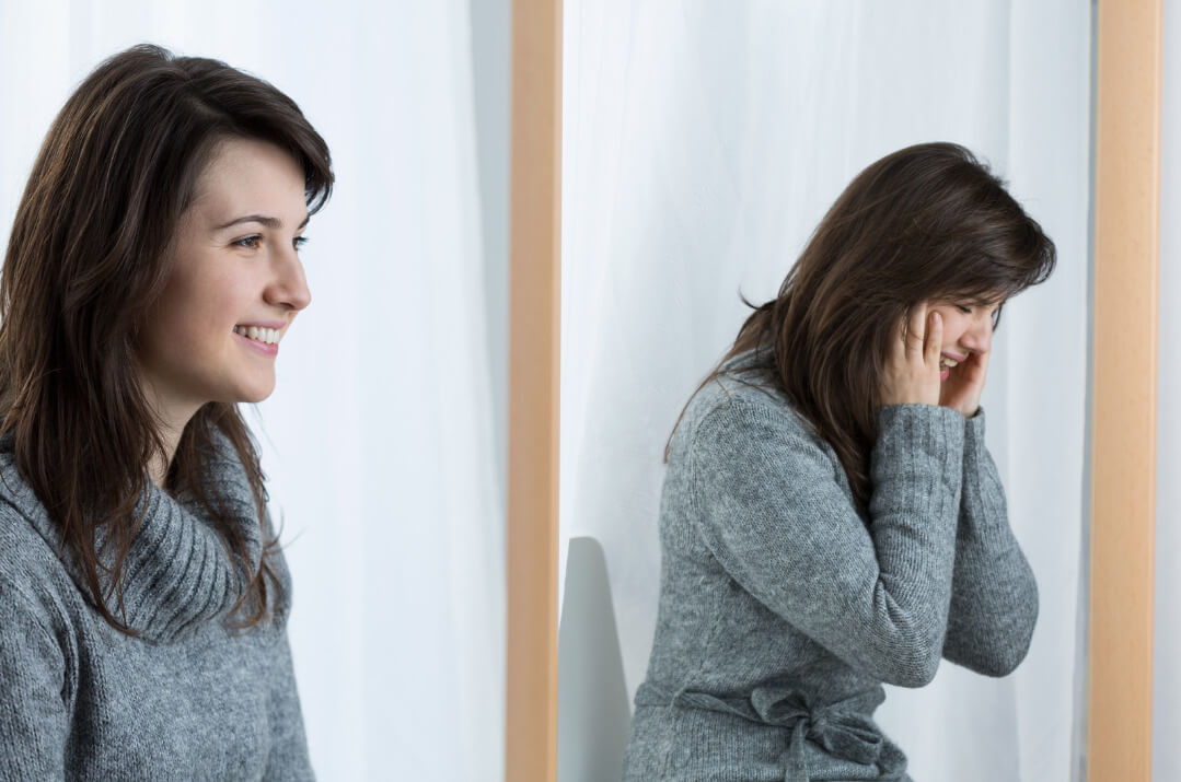 Angry wife using the Defense Mechanism of Suppression