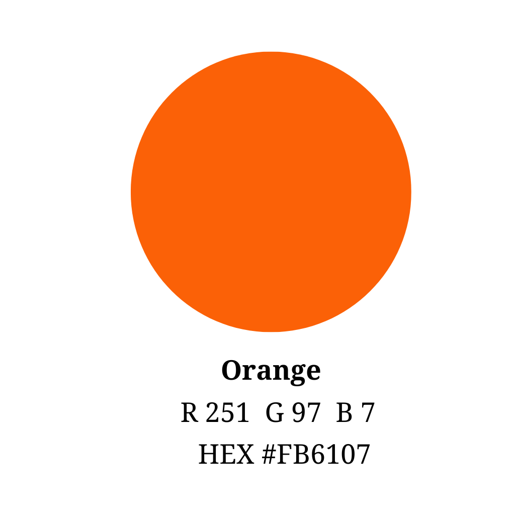 Brand color orange