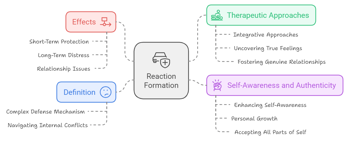 summary of the key concepts of reaction formation